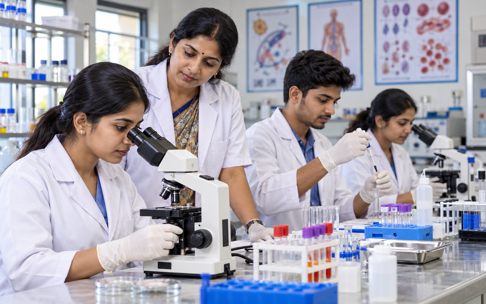 Central Para Medical campus and students